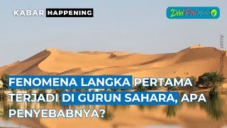 Fenomena Langka Pertama Terjadi Di Gurun Sahara, Apa Penyebabnya?