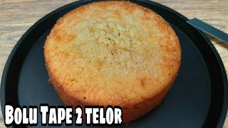 Resep Bolu Tape Lembut  No Oven|| Bolu pakai wajan