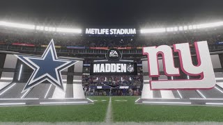 Madden NFL 25 | Dallas Cowboys at New York Giants