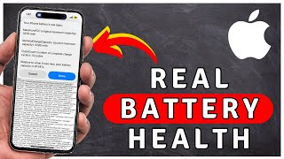 How to Check REAL Battery Health On iPhone - iPhone Tutorial