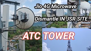 Jio 4G Microwave Dismantle IN JSR SITE|Jio 5G New installation |Jio 4G&5G Towers|