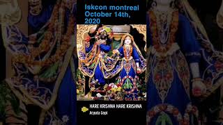 Iskcon montreal October 14th, 2020