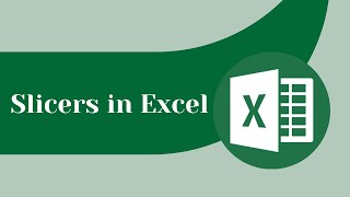 create slicers in excel