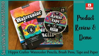 Watercolor Products - Product Reviews and Step-by-Step Portrait in Watercolor Pencils