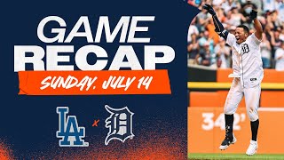 Game Highlights: Tigers Comeback in the 9th Inning, Wenceel Pérez Walk-Off Bunt | 7/14/24