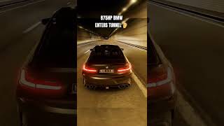 this is what 875hp in a tunnel sound like 🦻 #bmw #tunnel #assettocorsa #vr #875hp #exhaust #cars