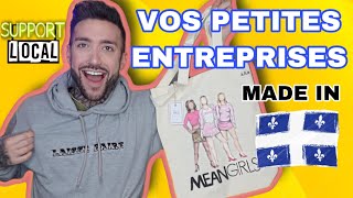 VOS PETITES ENTREPRISES DE CHEZ NOUS ! 🇨🇦 + UNBOXING ( SUPPORT LOCAL ! 🙌🏻🎉 )