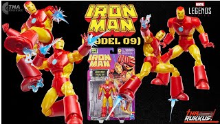 Marvel Legends Iron Man Model 09 Iron Man Retro Wave Action Figure Review