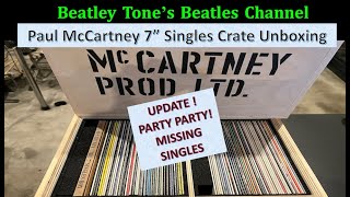 Paul McCartney 7"Singles Crate Unboxing -UPDATE : The Missing Singles