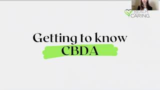 Webinar: Getting to know CBDA