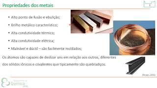 Ligação Metálica – Teoria das bandas (Química Geral)