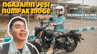 VLOG JOWO | Ngajari Jesi Numpak Moge | Arvhie & Jesi