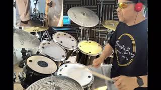 Herbie Hancock/rock it/drum cover Part 2.  #funkydrums #herbiehancock#80s#compton