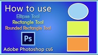 How to use Ellipse Tool / Rectangle Tool and Rounded Rectangle Tool in Photoshop | Tutorial  (26)