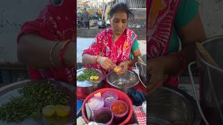 Hard Working Aunty Making Ghugni Dahi Fuchka at Kolkata  #shorts