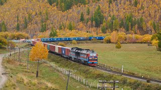 Autumn in Trans-Mongolian Railway