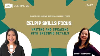 CELPIP LIVE!   Speaking Task 4  Making Predictions   S4 E1 (Re-upload)