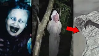 KUNTILANAK MERANGKAK DAN KAKI NGAMBANG HANTU NENEK | 5 PENAMPAKAN HANTU TERSERAM DAN TERJELAS