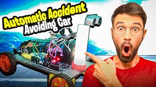 Automatic Accident Avoiding Car 🔥💯 // Arduino Uno and ultrasonic Sensor project