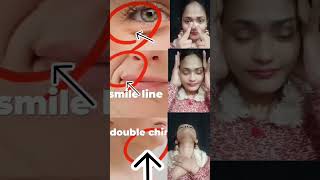 double chin face fatloose #faceexercises #skincare #smilelines #health