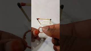 Matchstick VS Fire Experiment। Science Experiment #shorts