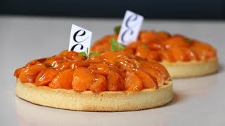 Apricot Tart and Vanilla Pastry cream