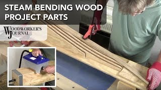 Steam Bending Woodworking Project Parts | Music Stand Project