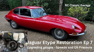 Jaguar Etype Ep 7 - upgrading my gauges installing a GPS speedometer