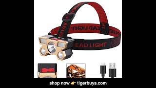 USB Rechargeable LED Headlamp