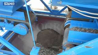 Concrete materials weighing and batching