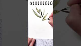 Watercolor Leaves