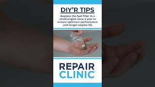 DIY'R TIPS - Replace the fuel filter in small engine once a year