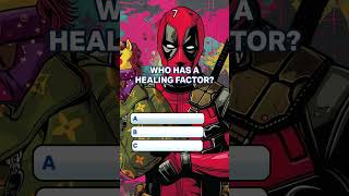 Deadpool vs. Wolverine: Ultimate Marvel Quiz Showdown!  #Deadpool #Wolverine #MarvelUniverse #shorts