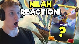 NILAH Reaction! | NEW Legends of Runeterra Champion Reveal