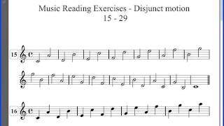 Music Reading lesson, the 52 essential exercises (part 3)