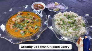 How to make Creamy Coconut Chicken Curry #saasbahuaurpakwaan #youtube #cooking