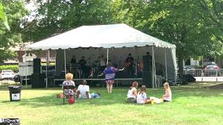 Evil Ways performing at the Cleveland Garlic Festival