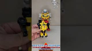 Transformers Pretenders Bumblebee Transformation #trasformers #pretenders #shorts