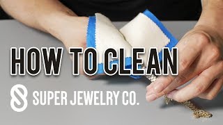 How to Clean your 10K Gold Fine Jewelry with a Polishing Cloth