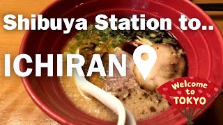 Quick Tour Guide to ICHIRAN (Famous Ramen Shop in Tokyo) from Shibuya Station