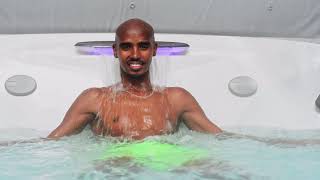 Sir Mo Farah talks to us about how he uses his J-495 hot tub