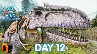 FUNNY GIGA TAMING Day 12 Ark Survival Ascended NOOBLETS LIVE!