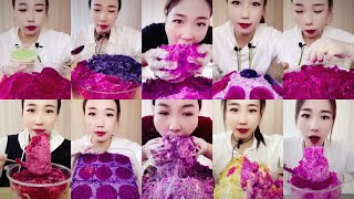 ONLY PINK ICE 🤤ICE CHIPS, BLENDER ICE, SHAVED REFROZEN ICE, HARD ICE ,ICE EATING ASMR 🧊