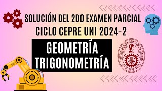 Segundo examen parcial ciclo cepre uni 2024-2 #ejerciciosmatematicos #educacion #preuniversitario