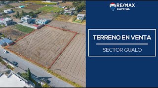 Terreno en venta, sector gualo - RE/MAX Capital