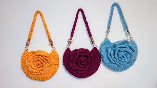 Avant Garde Big Flower Purse || Jeansy Veral