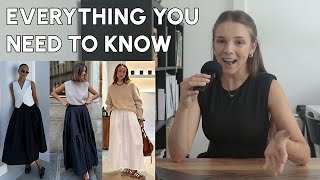 Everything YOU Need to Know About TRENDY Linen Skirt + How to make it