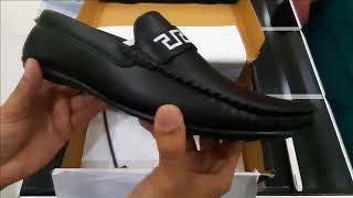 Myntra Sale Provougue Shoes Unboxing - Black Solid Loafers #Shopping #unboxing