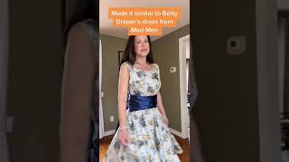 Modeling a 1960 Vintage Dress, Butterick Pattern 5748 I sewed for my wife.