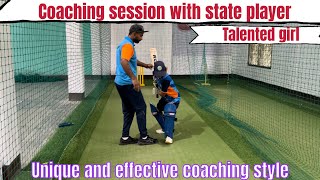 Cricket session with state player quick improvement #quick_cricket_skill #lalitdeva